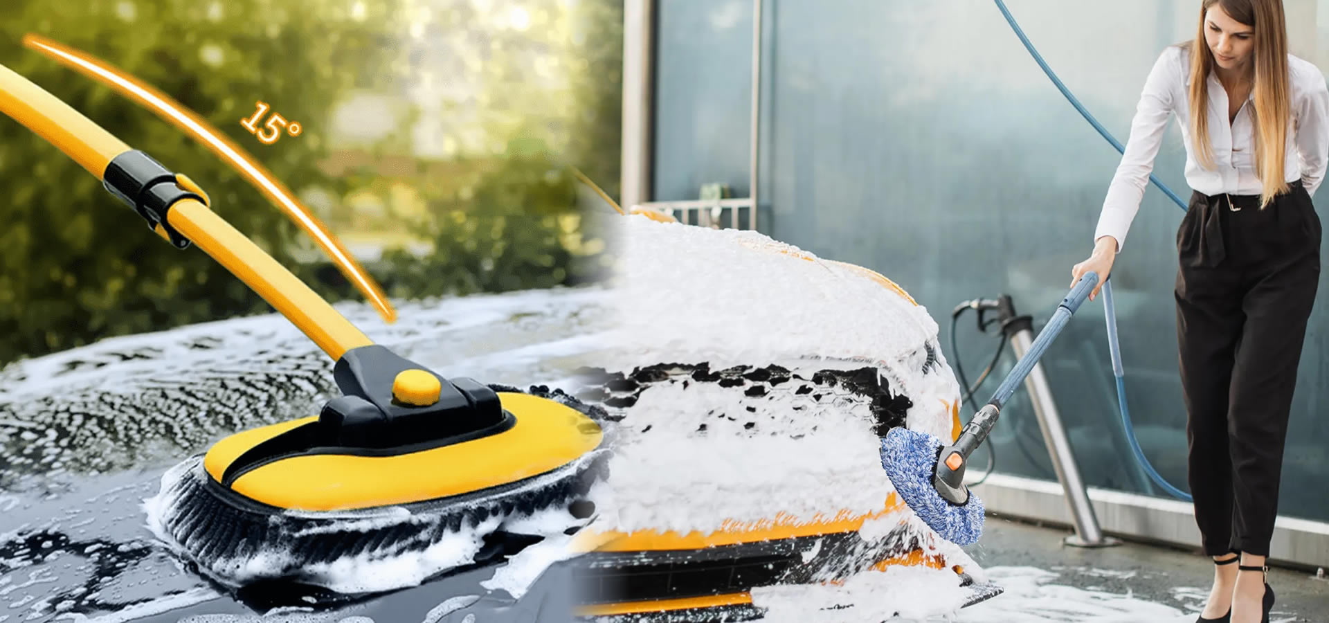 Zeal&Fame Car wash brush